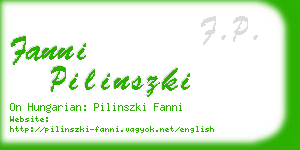 fanni pilinszki business card